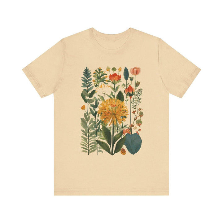 Flower Garden Glory T Shirt | Soft Cream