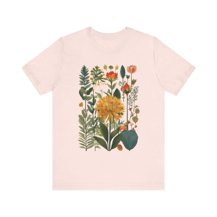 Flower Garden Glory T Shirt | Soft Pink