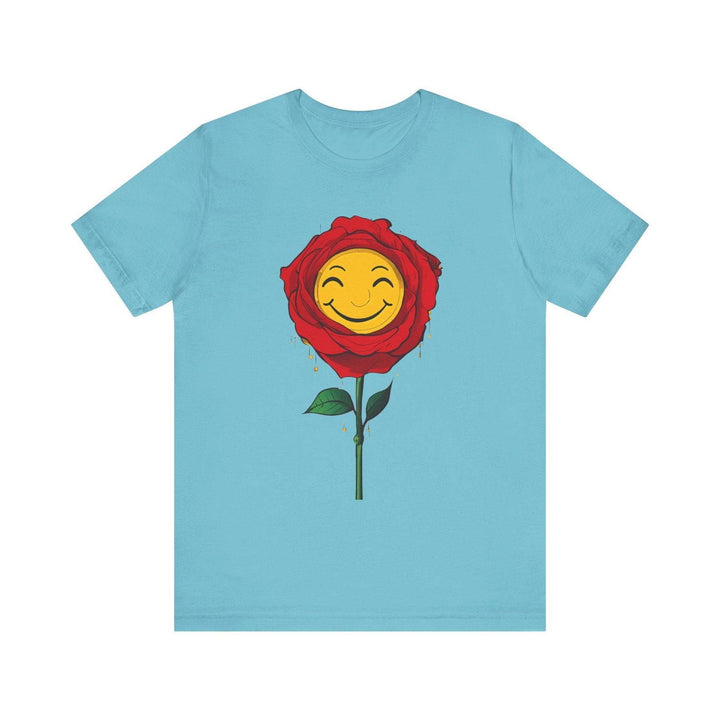 Flower Golden Daisy Daydream T Shirt | Turquoise