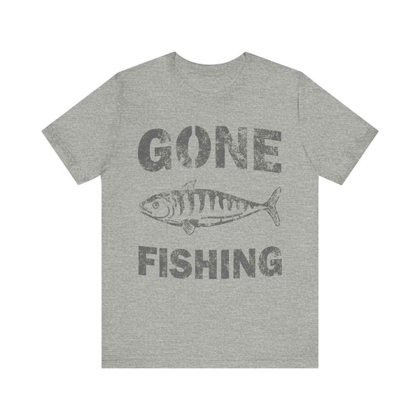 Fishing Gone Classic T Shirt | Athletic Heather