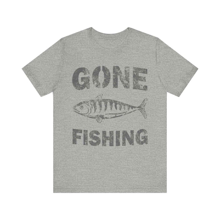 Fishing Gone Classic T Shirt | Athletic Heather