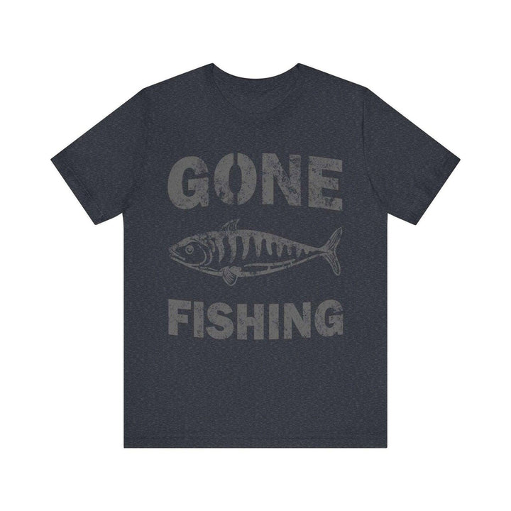 Fishing Gone Classic T Shirt | Heather Navy