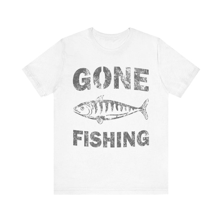 Fishing Gone Classic T Shirt | White