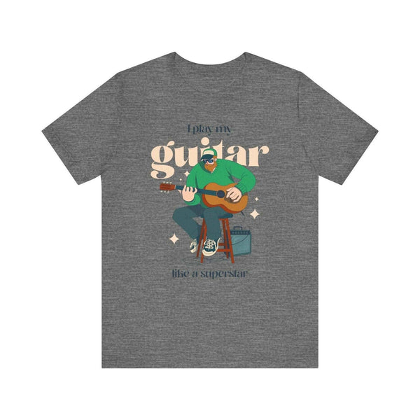 Band Guitar Superstar T Shirt | Deep Heather