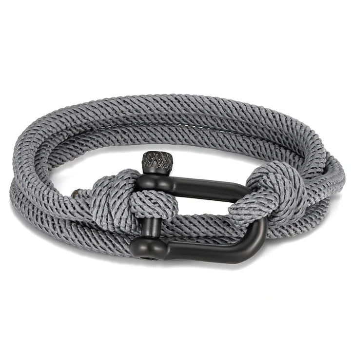 U shaped Bracelet | Gray Twill Tees