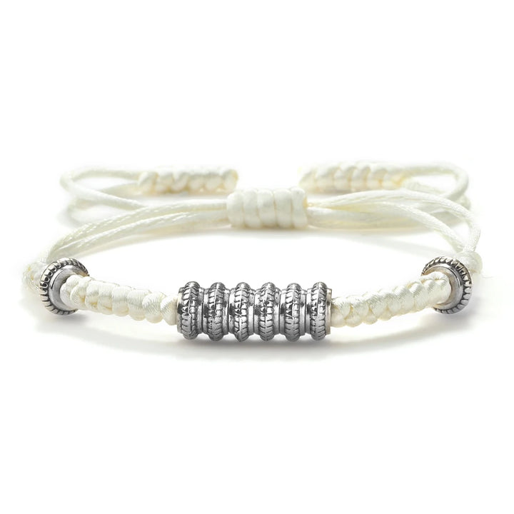 Tibetan Bracelet | Off White Twill Tees