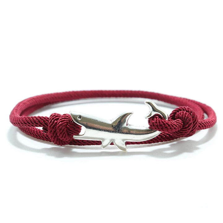 Shark Style Bracelet | Wine Twill Tees