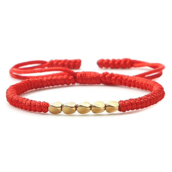 Tibetan Buddhist Bracelet | Red Twill Tees
