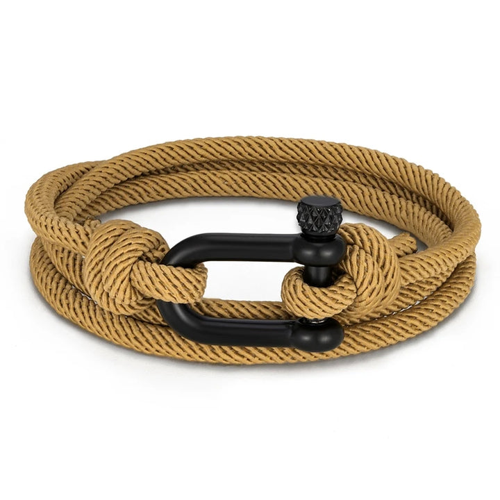 U shaped Bracelet | Khaki Twill Tees