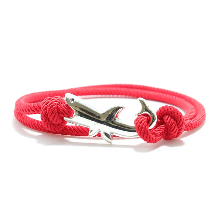 Shark Style Bracelet | Red Twill Tees
