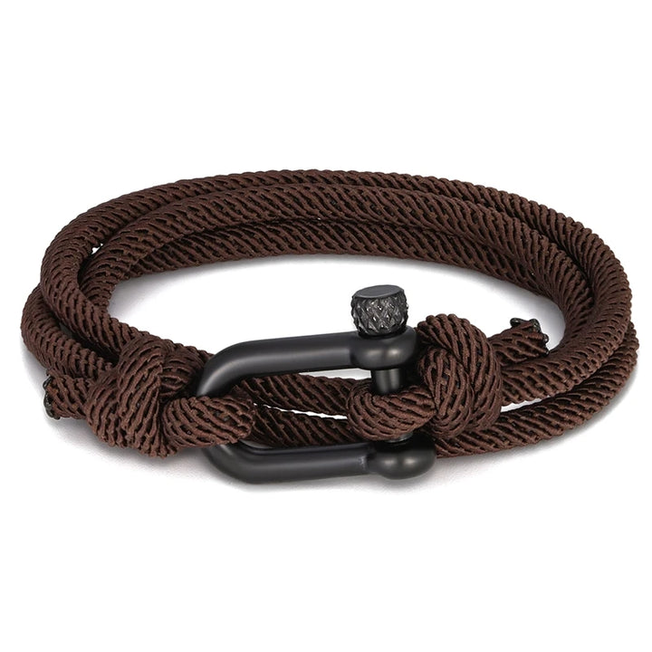 U shaped Bracelet | Coffee Twill Tees