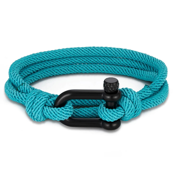 U shaped Bracelet | Blue Twill Tees