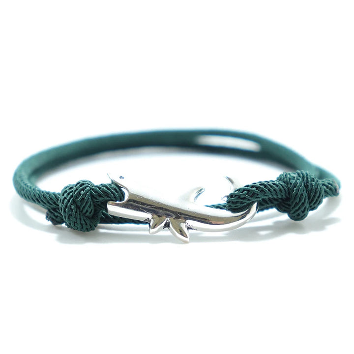 Shark Style Bracelet | Green Twill Tees