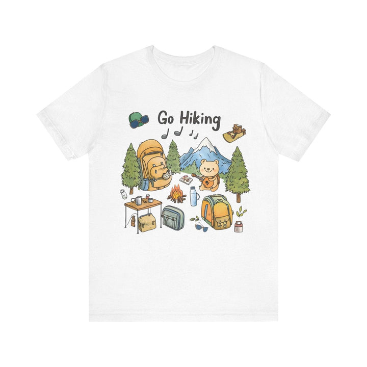 Hiking Adventure Buddies T Shirt | White