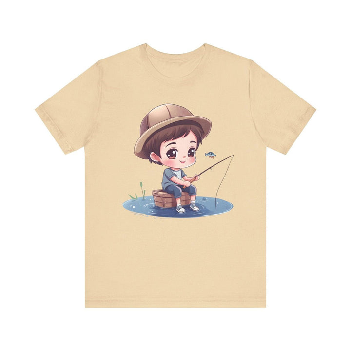 Fishing Kawaii Fisherman T Shirt | Soft Cream