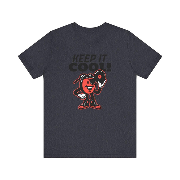 Beach Keep It Cool T Shirt | Heather Navy