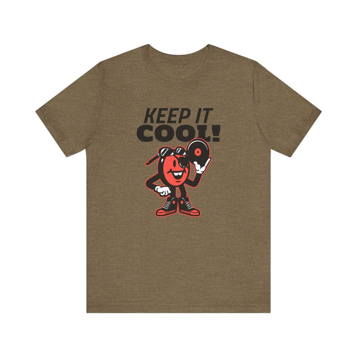 Beach Keep It Cool T Shirt | Heather Olive