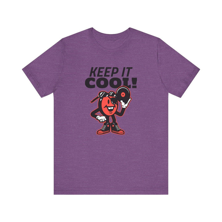 Beach Keep It Cool T Shirt | Heather Team Purple