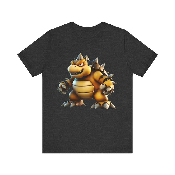 Mario King of Spikes T Shirt | Dark Grey Heather