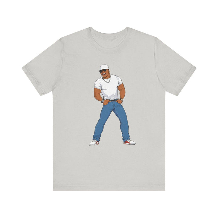 Hip Hop Laid-Back Vibes T Shirt | Silver