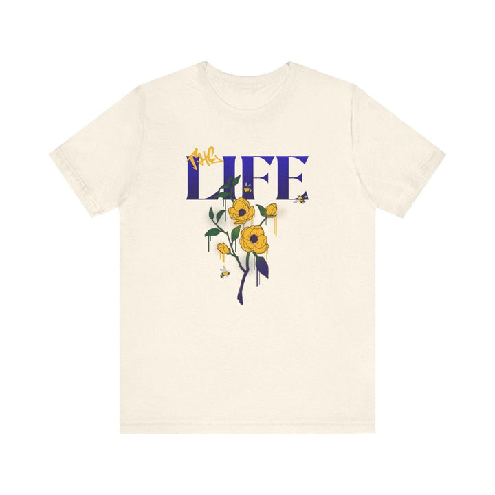 Christian Life Blooms T Shirt | Natural