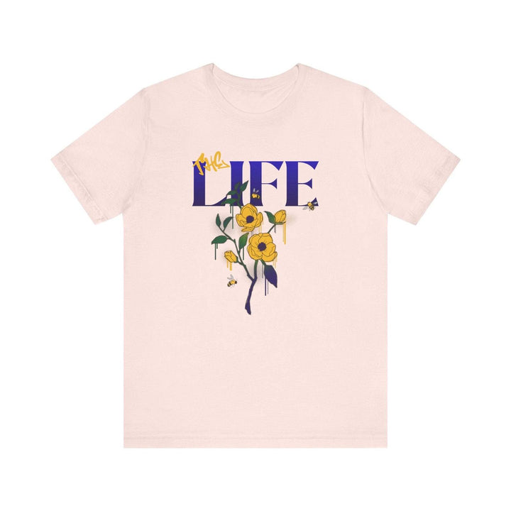 Christian Life Blooms T Shirt | Soft Pink