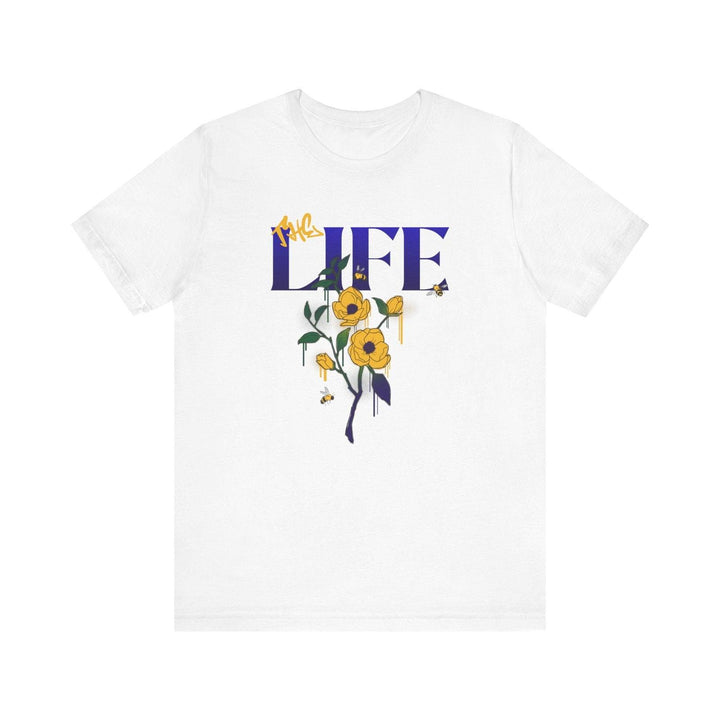 Christian Life Blooms T Shirt | White