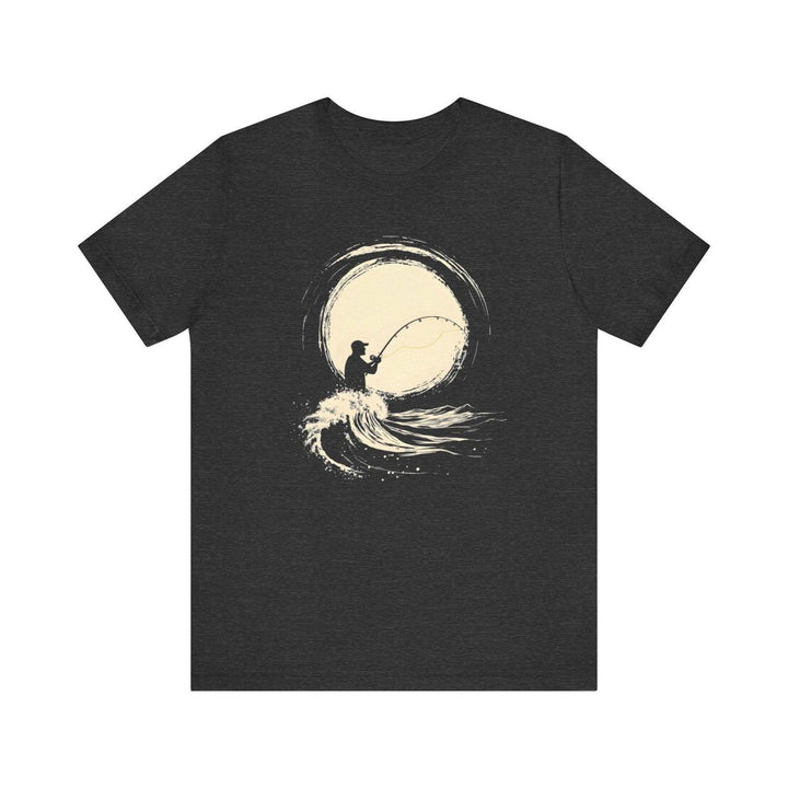 Fishing Lunar T Shirt | Dark Grey Heather