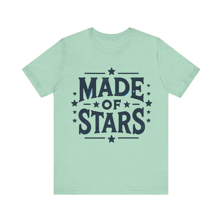 Nasa Made of Stars T Shirt | Heather Mint