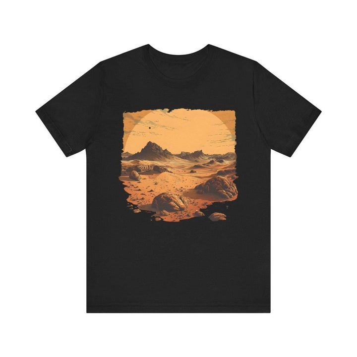 Nasa Martian Landscape T Shirt | Black