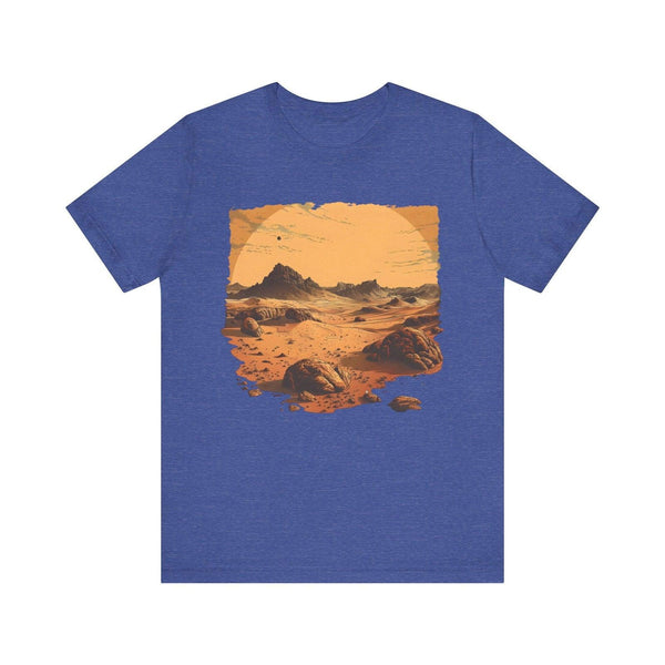 Nasa Martian Landscape T Shirt | Heather True Royal