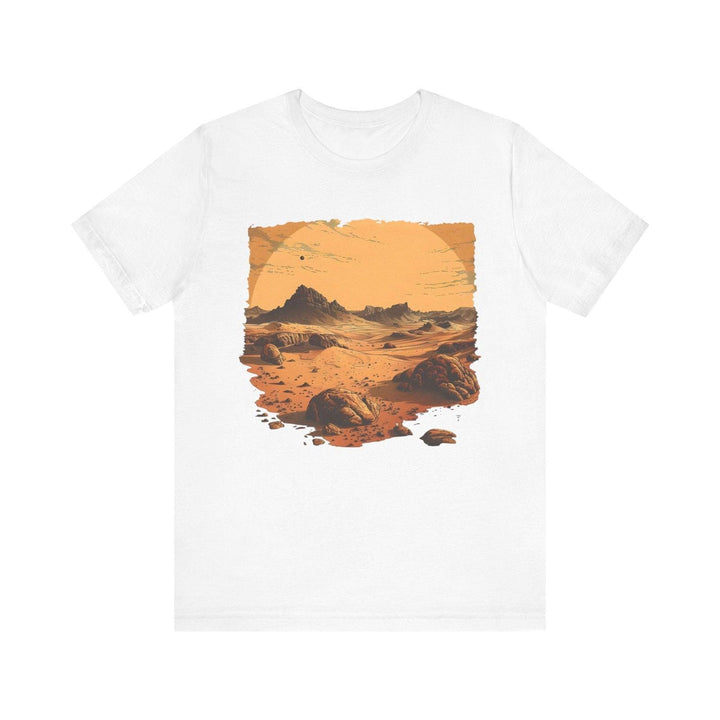 Nasa Martian Landscape T Shirt | White