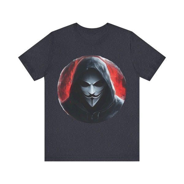 Fortnite Masked Anarchy T Shirt | Heather Navy