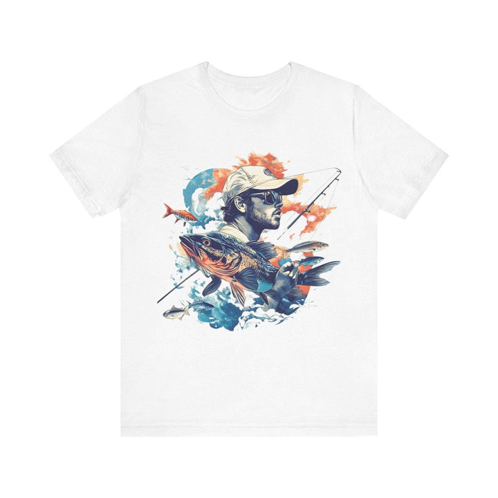 Fishing Master Angler T Shirt | White