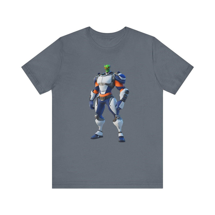 Fortnite Mech Defender T Shirt | Steel Blue