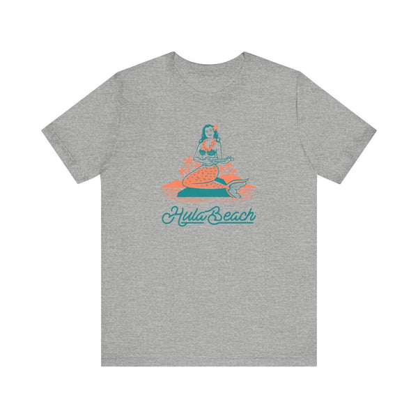 Beach Mermaid Hula T Shirt | Athletic Heather