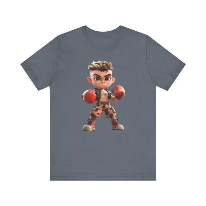 Fortnite Mini Brawler T Shirt | Steel Blue