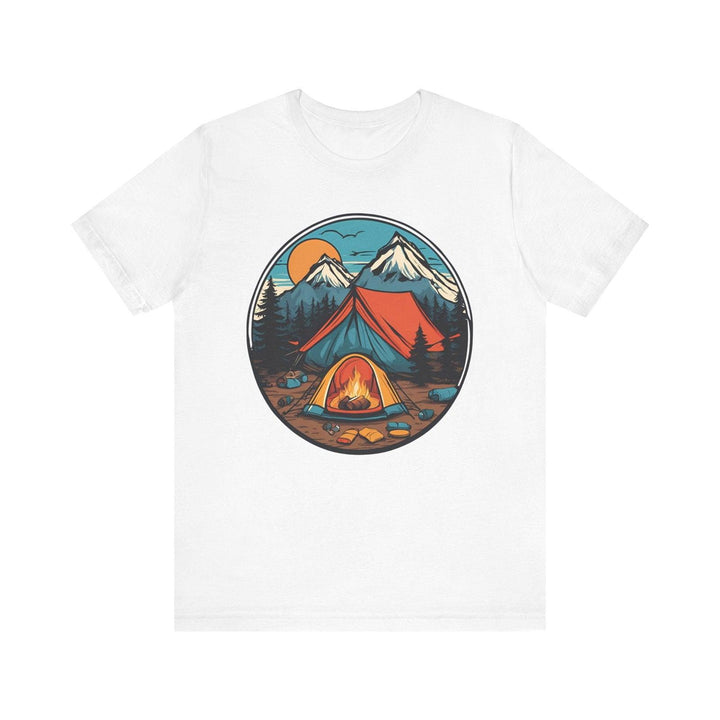 Summer Camp Mountain Escape T Shirt | White