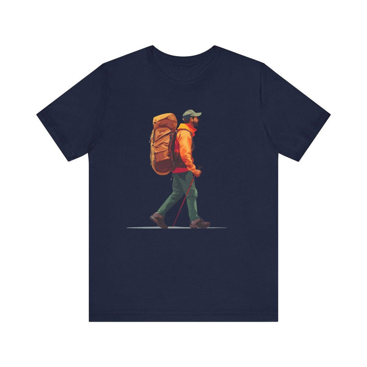 Hiking Mountain Trekkers T Shirt | Navy