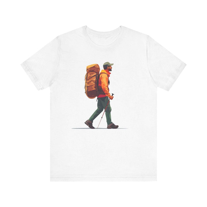 Hiking Mountain Trekkers T Shirt | White