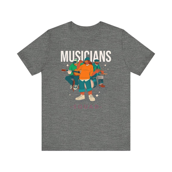 Band Musicians Squad T Shirt | Deep Heather