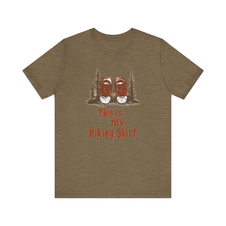 Hiking Adventure T Shirt | Heather Olive