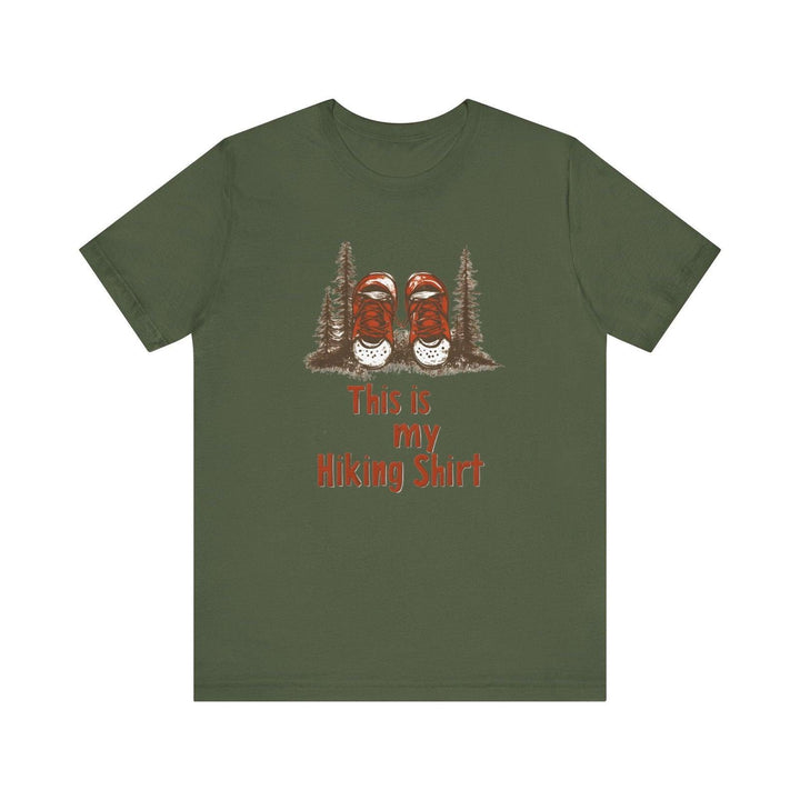 Hiking Adventure T Shirt | Military Green