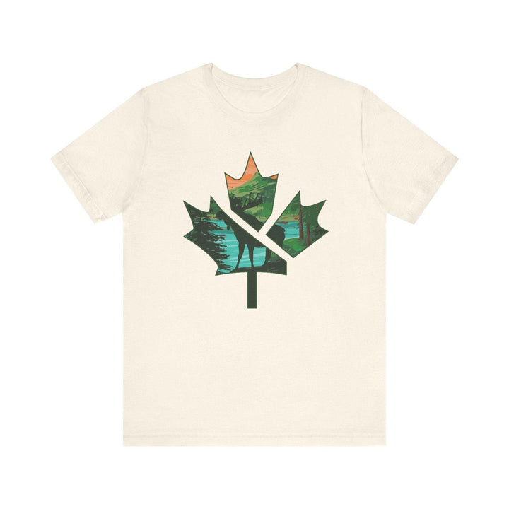 Flower Nature in Maple Leaf T Shirt | Natural