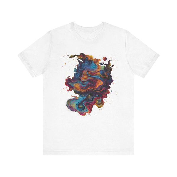 Nasa Nebula Swirl T Shirt | White