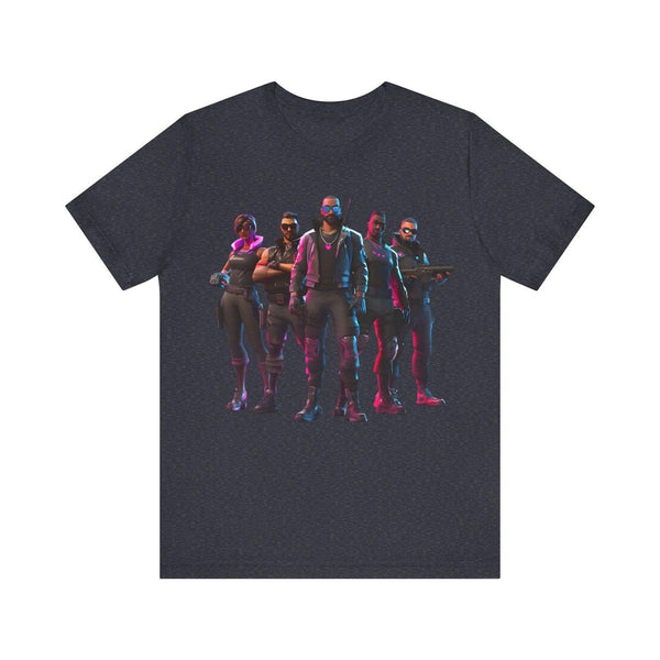 Fortnite Neon Rogue Squad T Shirt | Heather Navy