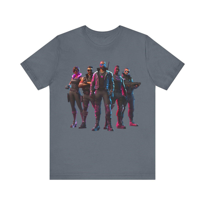 Fortnite Neon Rogue Squad T Shirt | Steel Blue