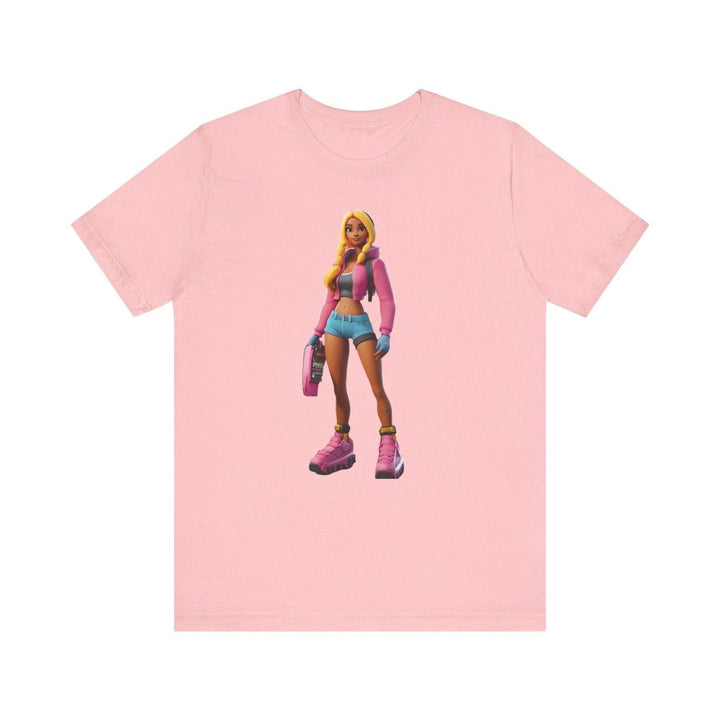 Fortnite Neon Street Style T Shirt | Pink