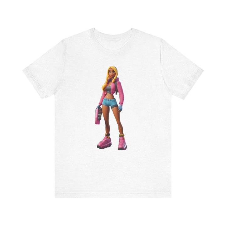 Fortnite Neon Street Style T Shirt | White