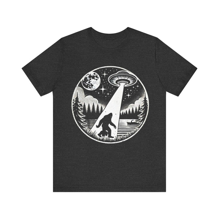 Alien Night Encounter T Shirt | Dark Grey Heather